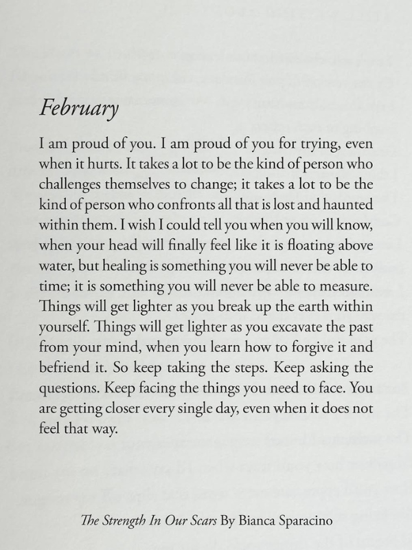 The Strength in Our Scars Book by Bianca Sparacino | Healing, Growth & Self-Love